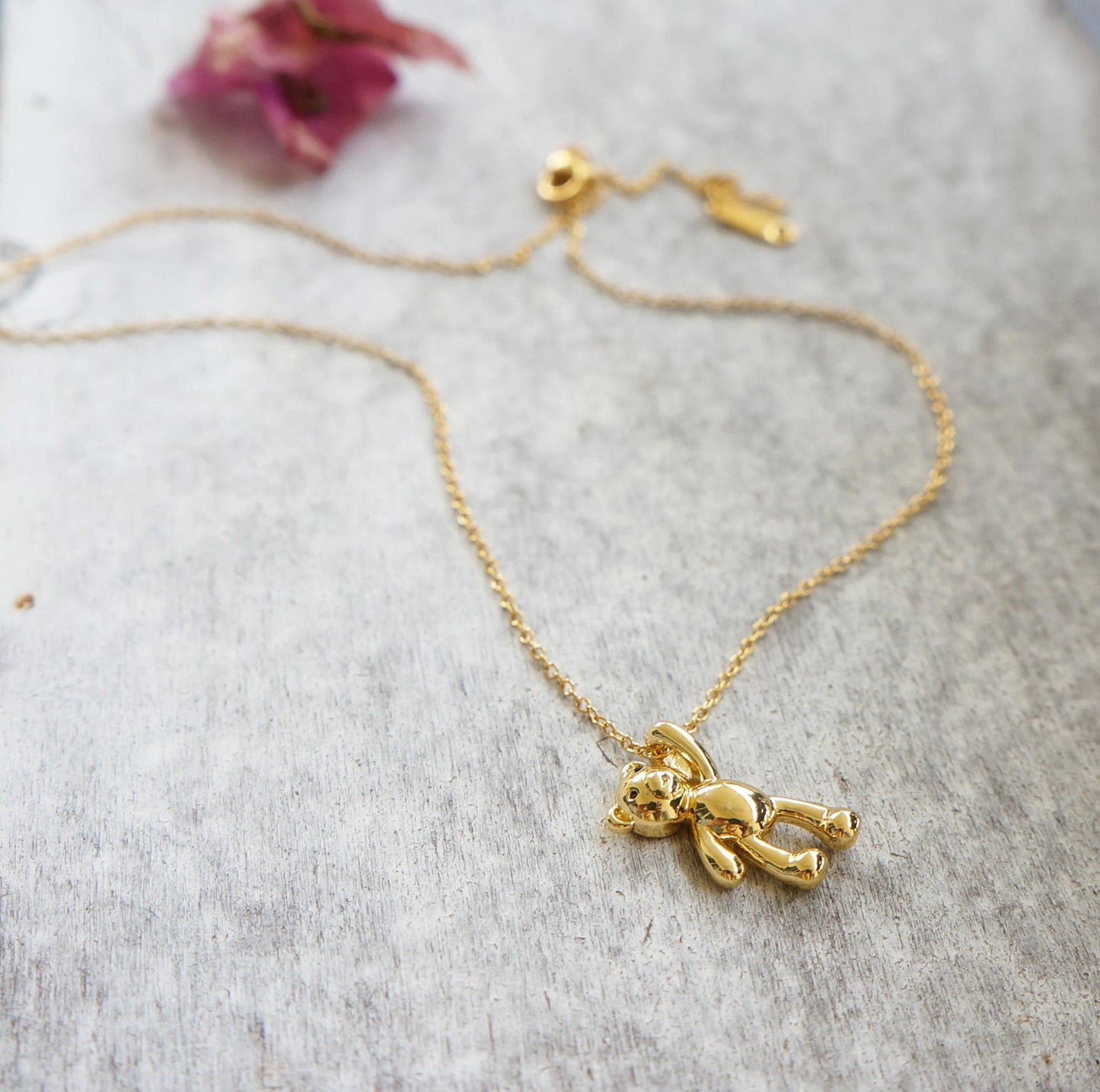 Baby Bear Gold Necklace