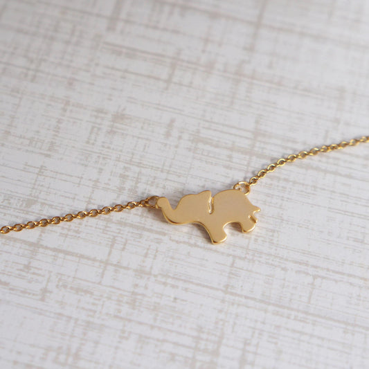 Tiny Gold Elephant Necklace, Baby Shower Gift, Elephant Jewelry, Gift for Mom, Cute Baby Elephant Jewelry, Protection Necklace, Good Luck